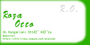 roza otto business card